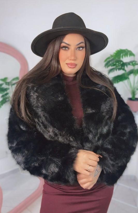 Eco-pelliccia Black