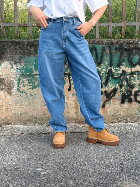 Jeans ballon semplice