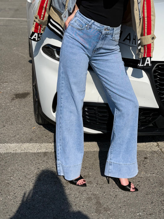 Jeans finta piega