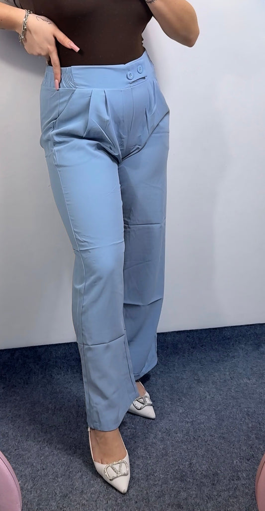 Pantalone gamba larga